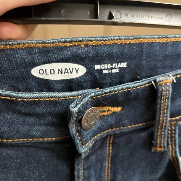 Old Navy micro flare high rise size 4 petite NWT - Picture 2 of 6